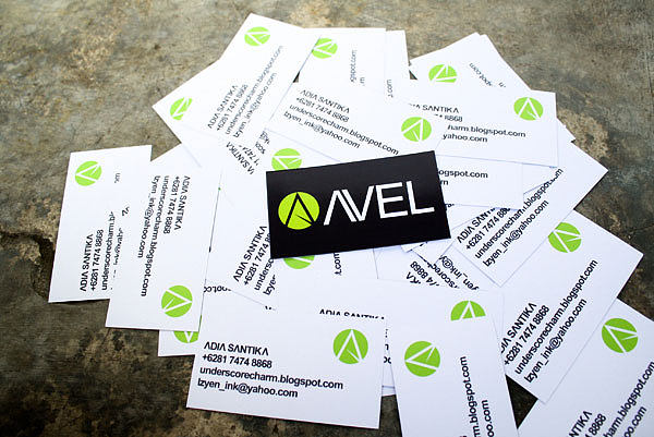 AVEL名片以及物料印刷品設計 -中國設.
